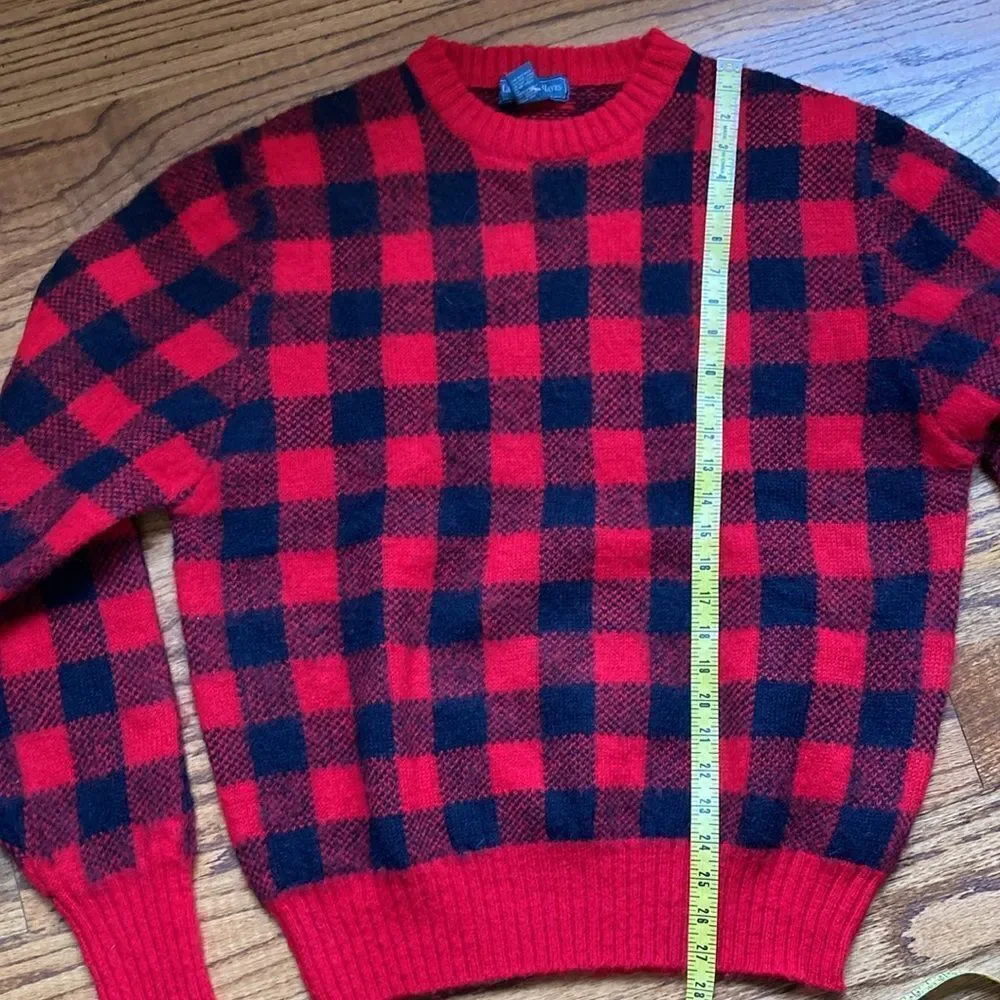Vintage Christopher Hayes 100% Wool Crewneck Grandpa Sweater Size XL